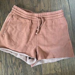 TNA cozy boyfriend shorts